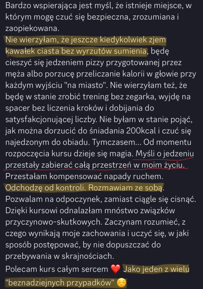 Udział w kursie