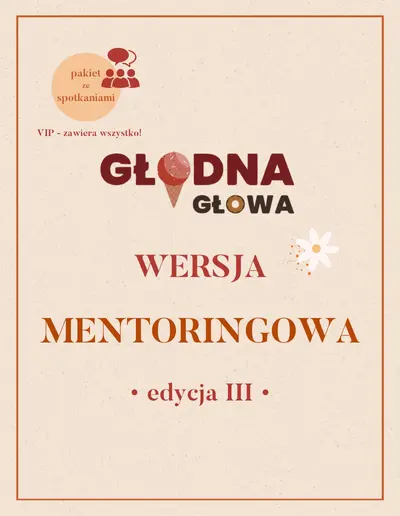 Okładka kursu Głodna głowa pakiet mentoringowy - naprawa relacji z jedzeniem